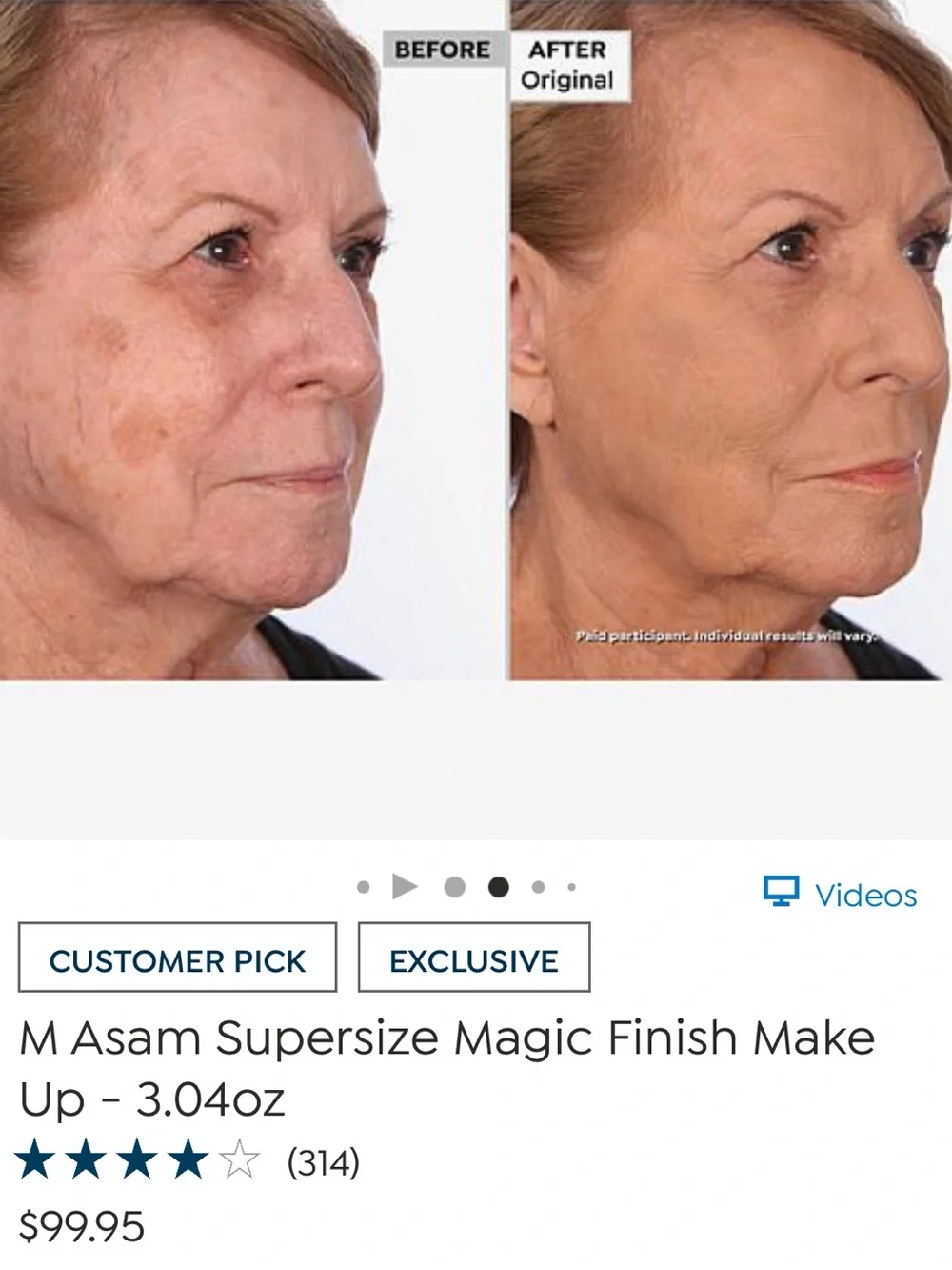 M.Asam Supersize Magic Finish Make-up Mousse - 3.4 oz Original
